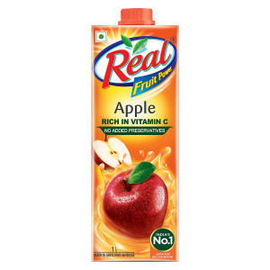 Real Fruit Power Apple Juice 1 LTR