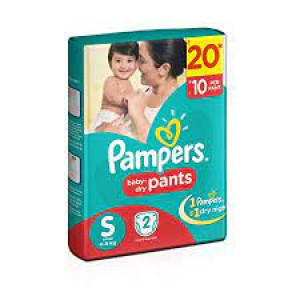 PAMPERS PANTS S 2