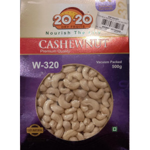 20-20 Cashew Kernels W-320 500GM