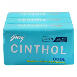 Cinthol Cool Bathing Soap 3x100GM