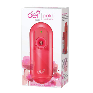 Godrej Aer Matic Automatic Air Freshener Machine - Petal Crush Pink