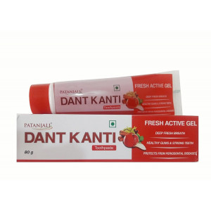 Patanjali Dant Kanti Fresh Active Gel Toothpaste 80GM
