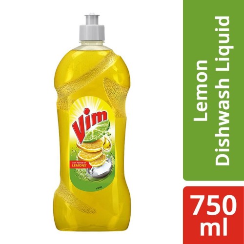 Vim Lemon Dishwash Liquid 750ML