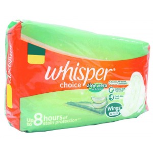 Whisper Choice Aloe Wng 20